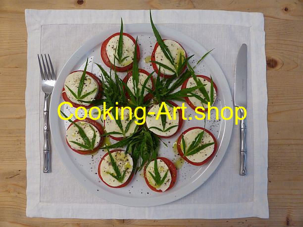 Art.-Nr.: P1120201 - "Tomate mit Mozzarella und Hanf"