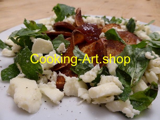 Art.-Nr.: P1100366 - "Süßkartoffelchips mit Salat"